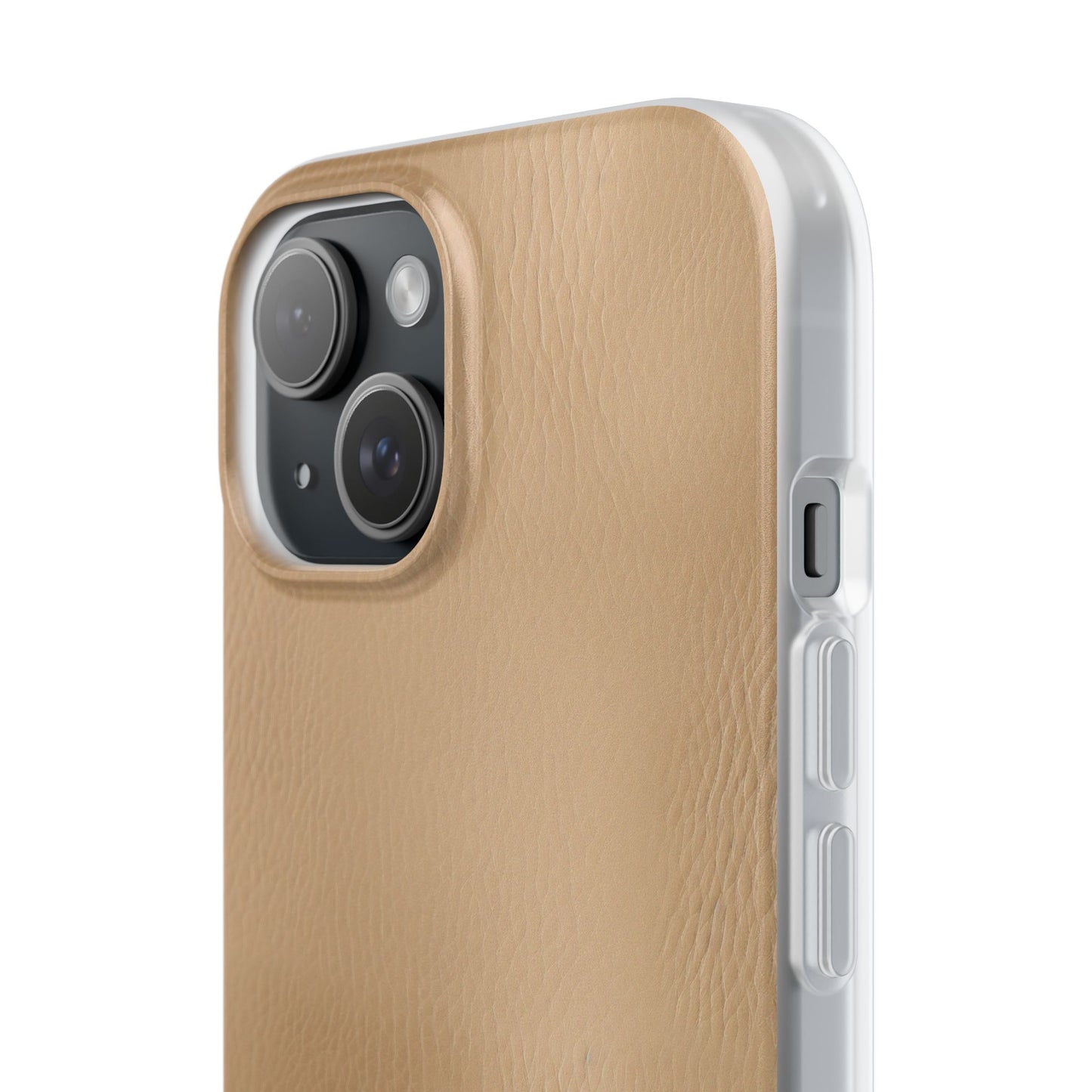 Tawny Reserve | Tan Faux Leather iPhone Case | Timeless Protection with Elevated Style