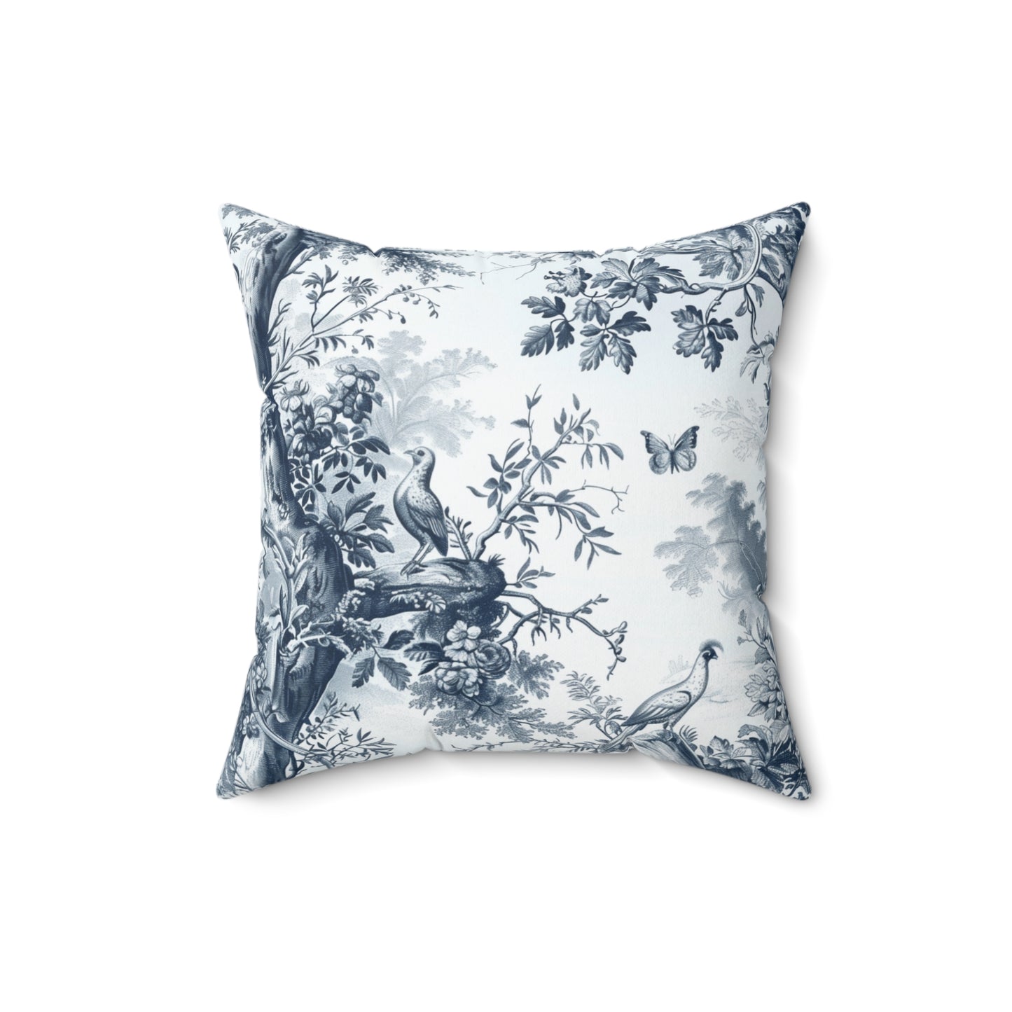 Birds of a Feather Custom Spun Polyester Square Pillow – Stylish Double-Sided Home Décor Accent for a Personalized Touch - All Smiles