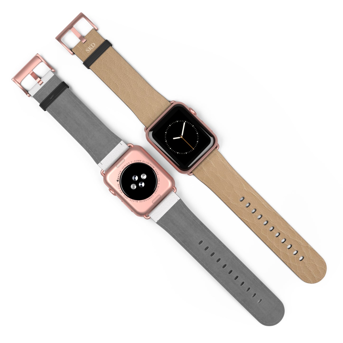 Tawny Reserve | Tan Faux Leather Luxe Apple Watch Strap, RoHS, REACH & Intertek Certified | Where Timeless Style Meets Everyday Utility