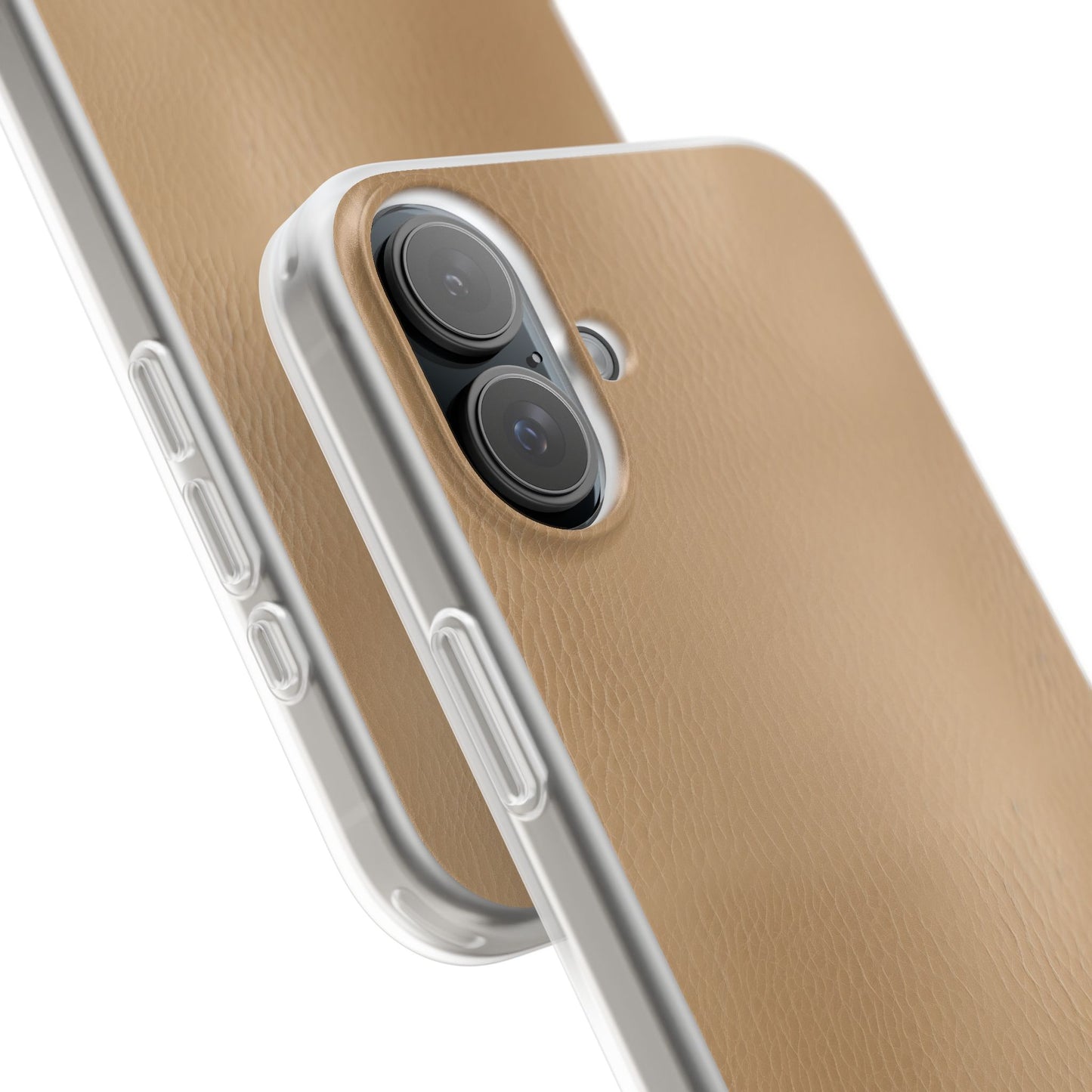 Tawny Reserve | Tan Faux Leather iPhone Case | Timeless Protection with Elevated Style