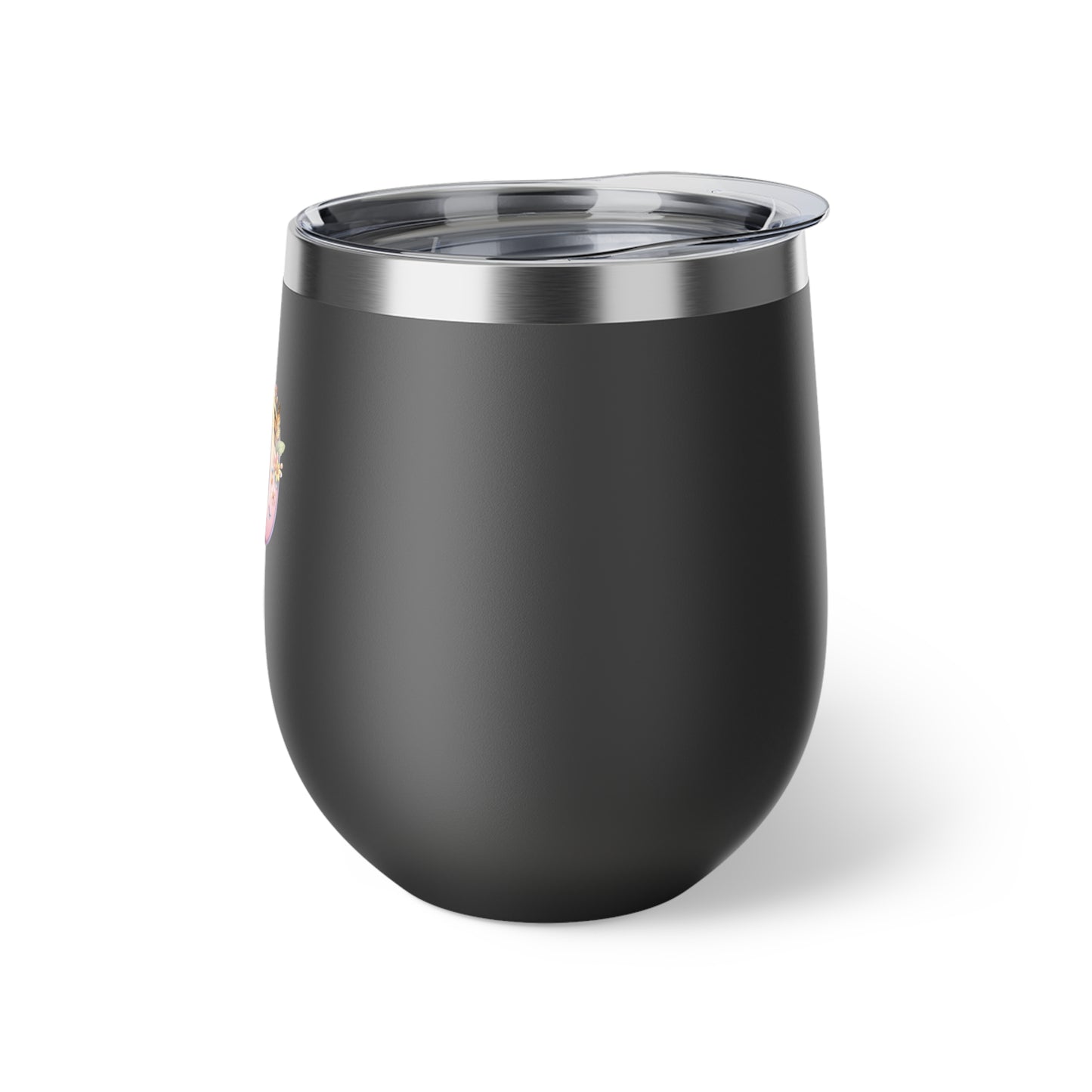 Letter O - Personalized Whimsical Butterfly Copper Vacuum Insulated Cup, 12 oz – Perfect for Weddings