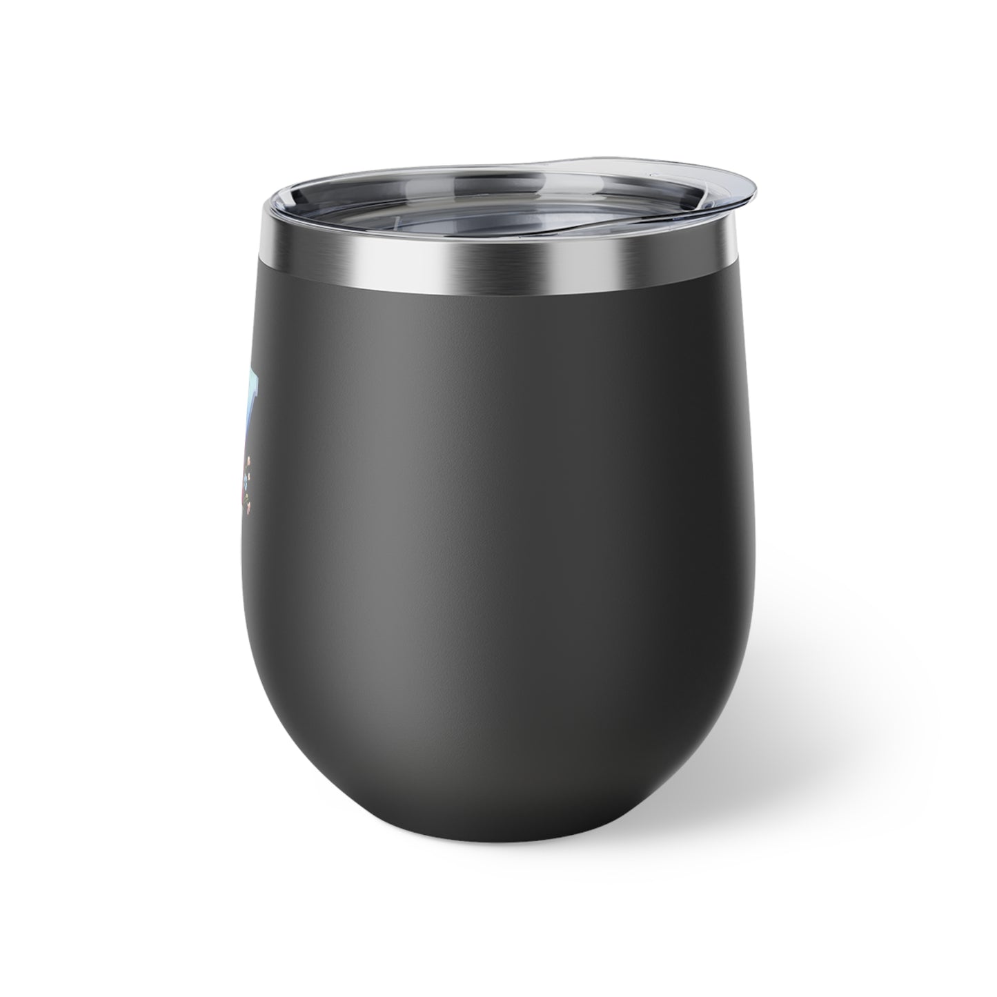 Letter Y - Personalized Whimsical Butterfly Copper Vacuum Insulated Cup, 12 oz – Perfect for Weddings