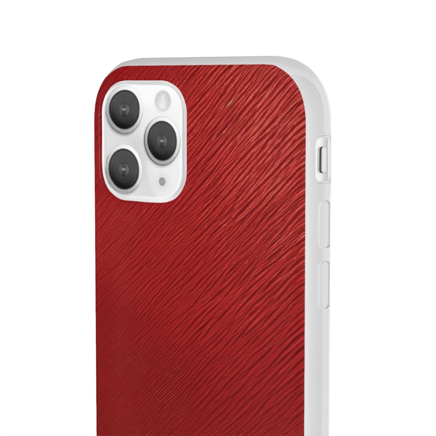 Crimson Reverie | Striking Dark Red iPhone Case | Shock-Absorbing TPU Protective Cover, Slim & Wireless Charging Compatible – Unique Tech Gift for All iPhone Sizes