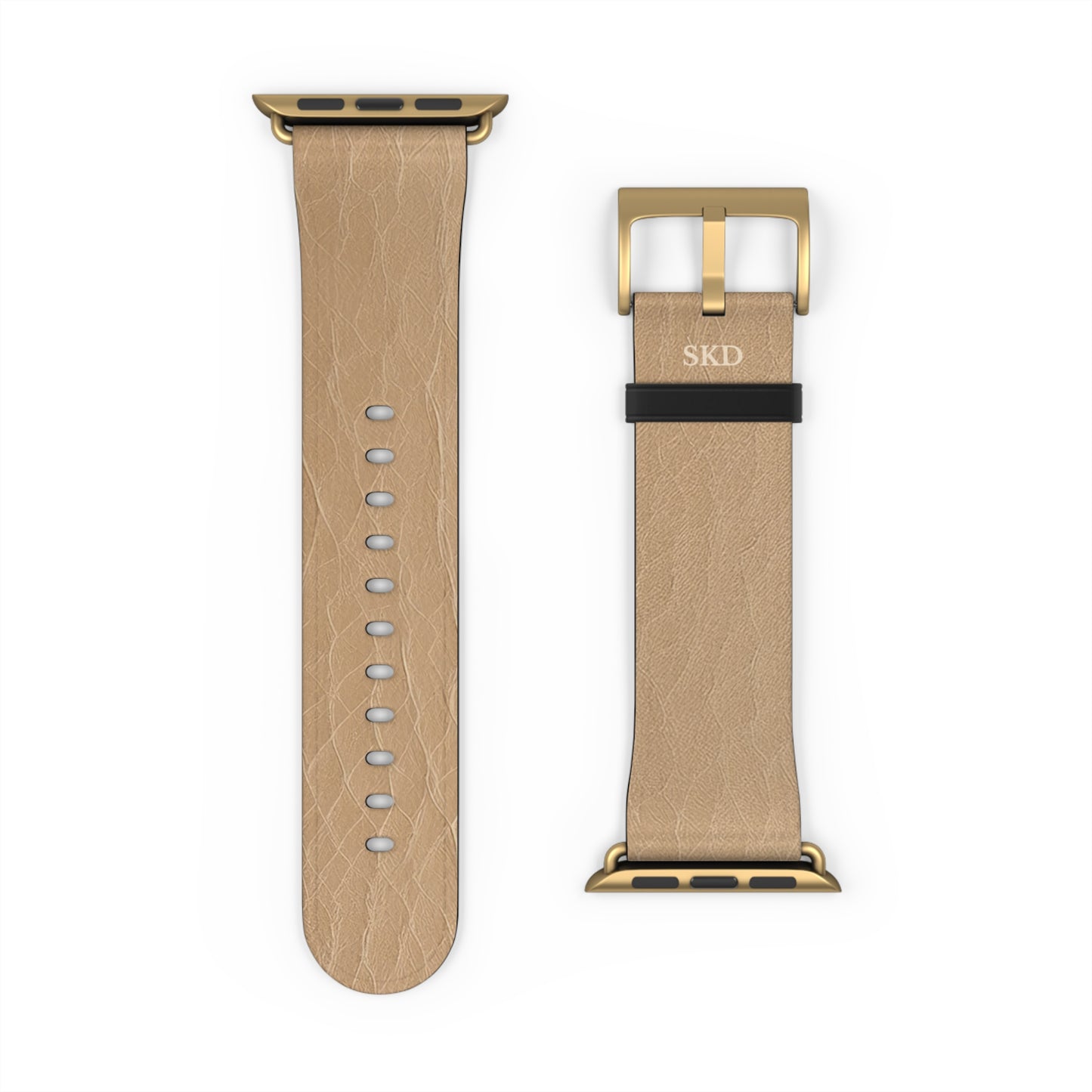 Tawny Reserve | Tan Faux Leather Luxe Apple Watch Strap, RoHS, REACH & Intertek Certified | Where Timeless Style Meets Everyday Utility