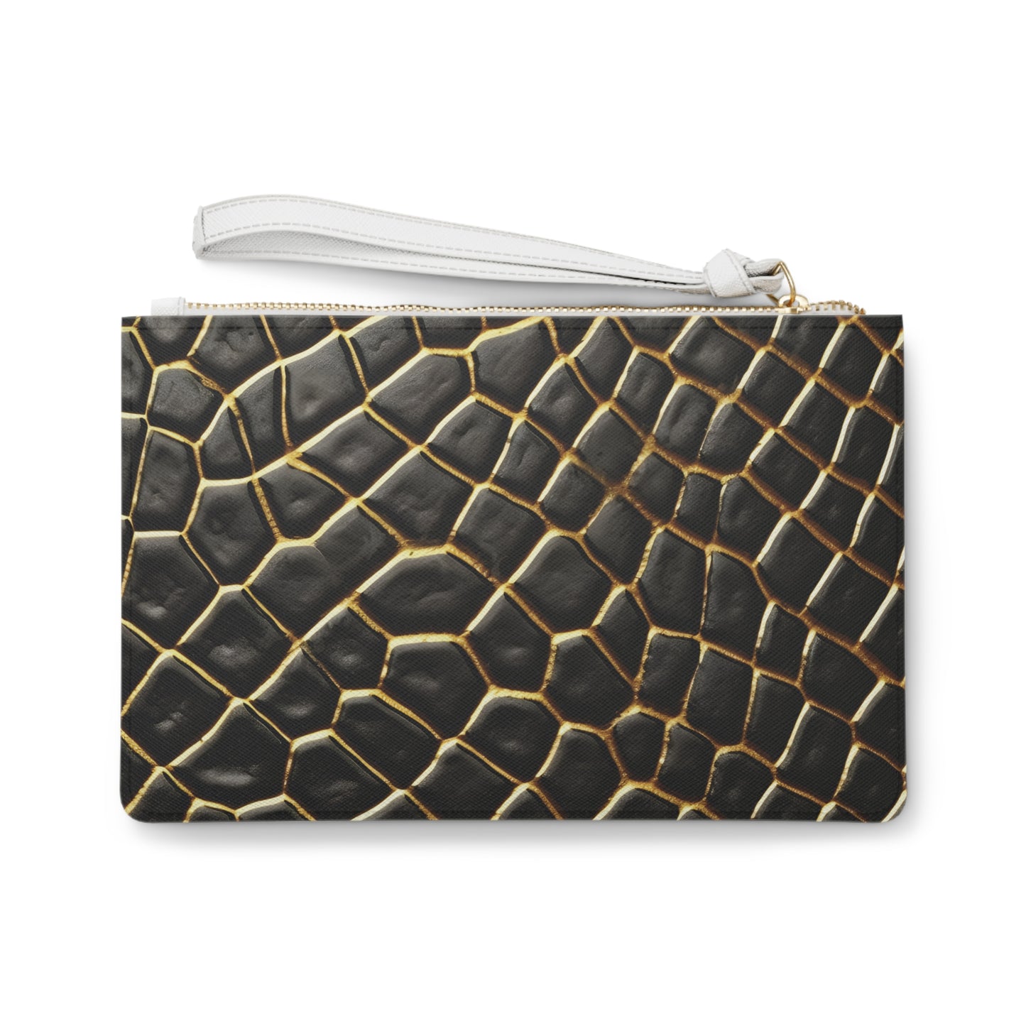 LIMITED EDITION: Obsidian Venom | Striking Black & Gold Clutch Bag | Striking Statement Piece for Bold & Elegant Women