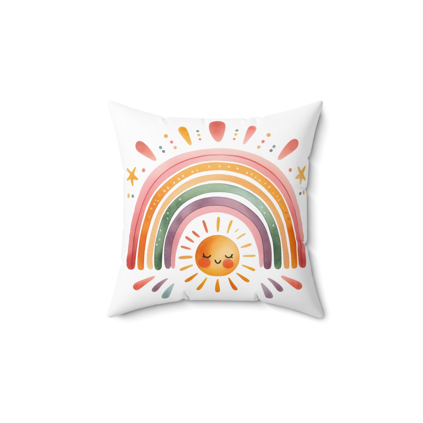 Birds of a Feather Custom Spun Polyester Square Pillow – Stylish Double-Sided Home Décor Accent for a Personalized Touch - All Smiles