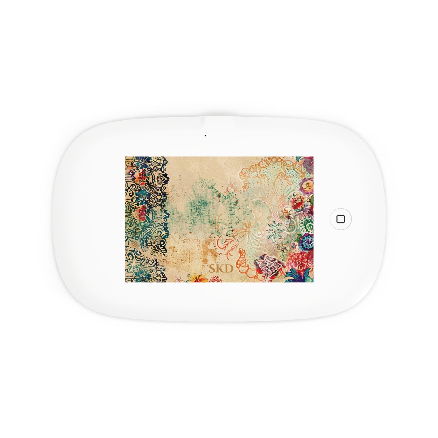 LIMITED EDITION: Timeless Tapestry | Vintage Floral UV Phone Sanitizer & Wireless Charging Pad | Multi-Color Design, Kills 99% of Germs, Fits Phones, Keys & Jewelry