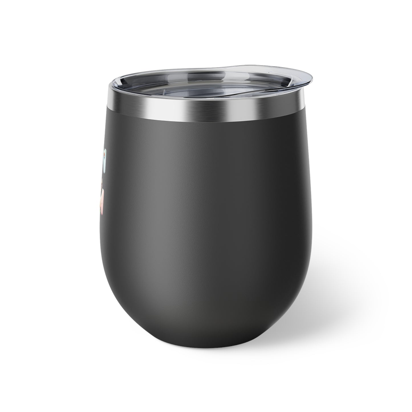 Letter C - Personalized Whimsical Butterfly Copper Vacuum Insulated Cup, 12 oz – Perfect for Weddings