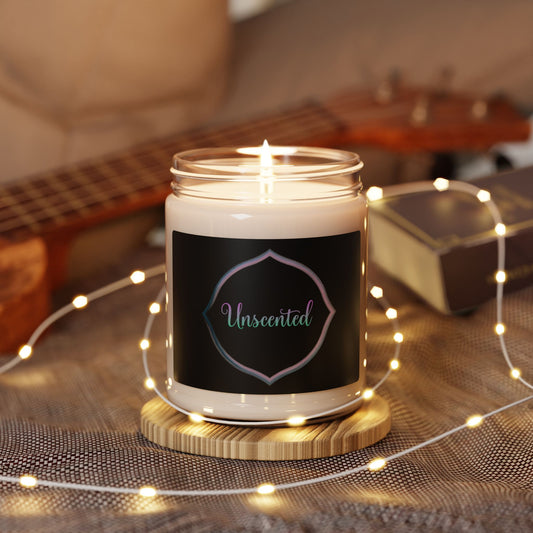 Unscented | Custom 9oz Scented Soy Candles | Available in 9 Luxurious Scents