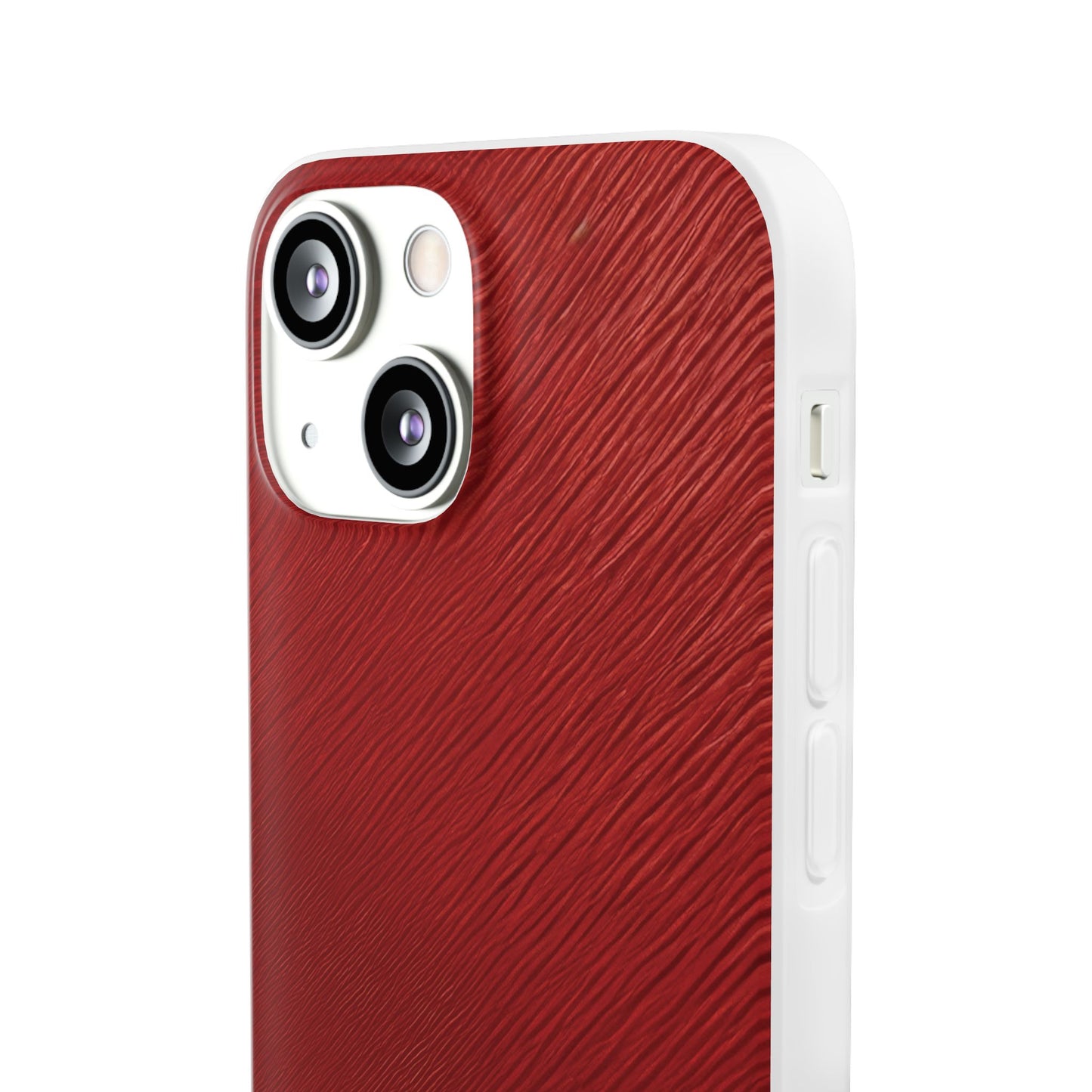 Crimson Reverie | Striking Dark Red iPhone Case | Shock-Absorbing TPU Protective Cover, Slim & Wireless Charging Compatible – Unique Tech Gift for All iPhone Sizes