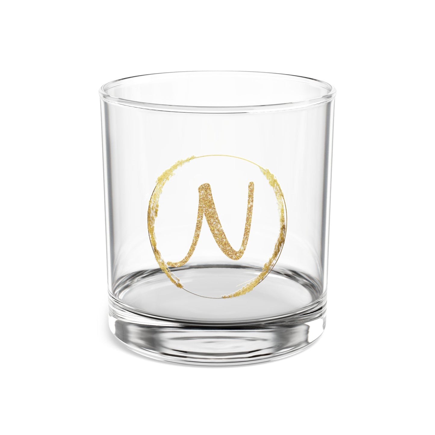 Letter N | 10oz Rocks Glass - Durable, BPA-Free, Made in the USA
