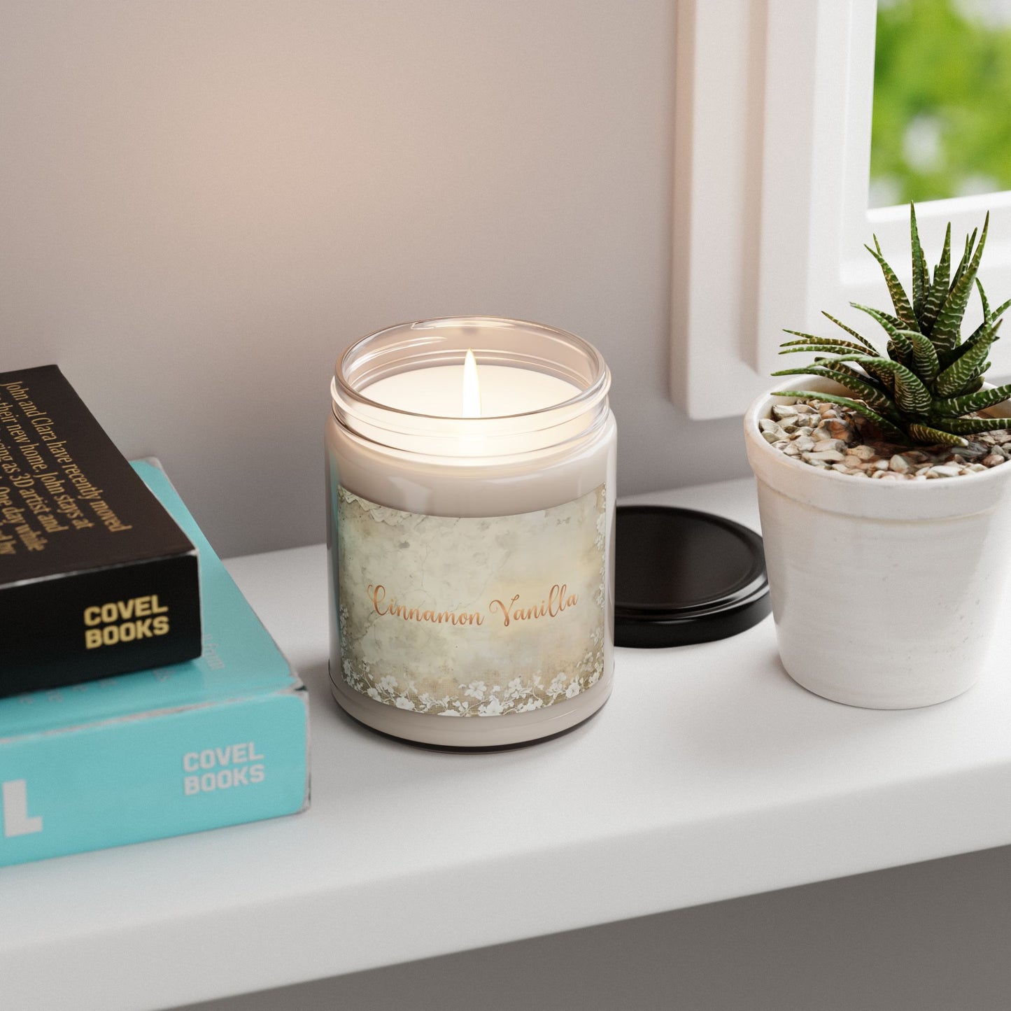 Clean Cotton | Custom 9oz Scented Soy Candles | Available in 9 Luxurious Scents
