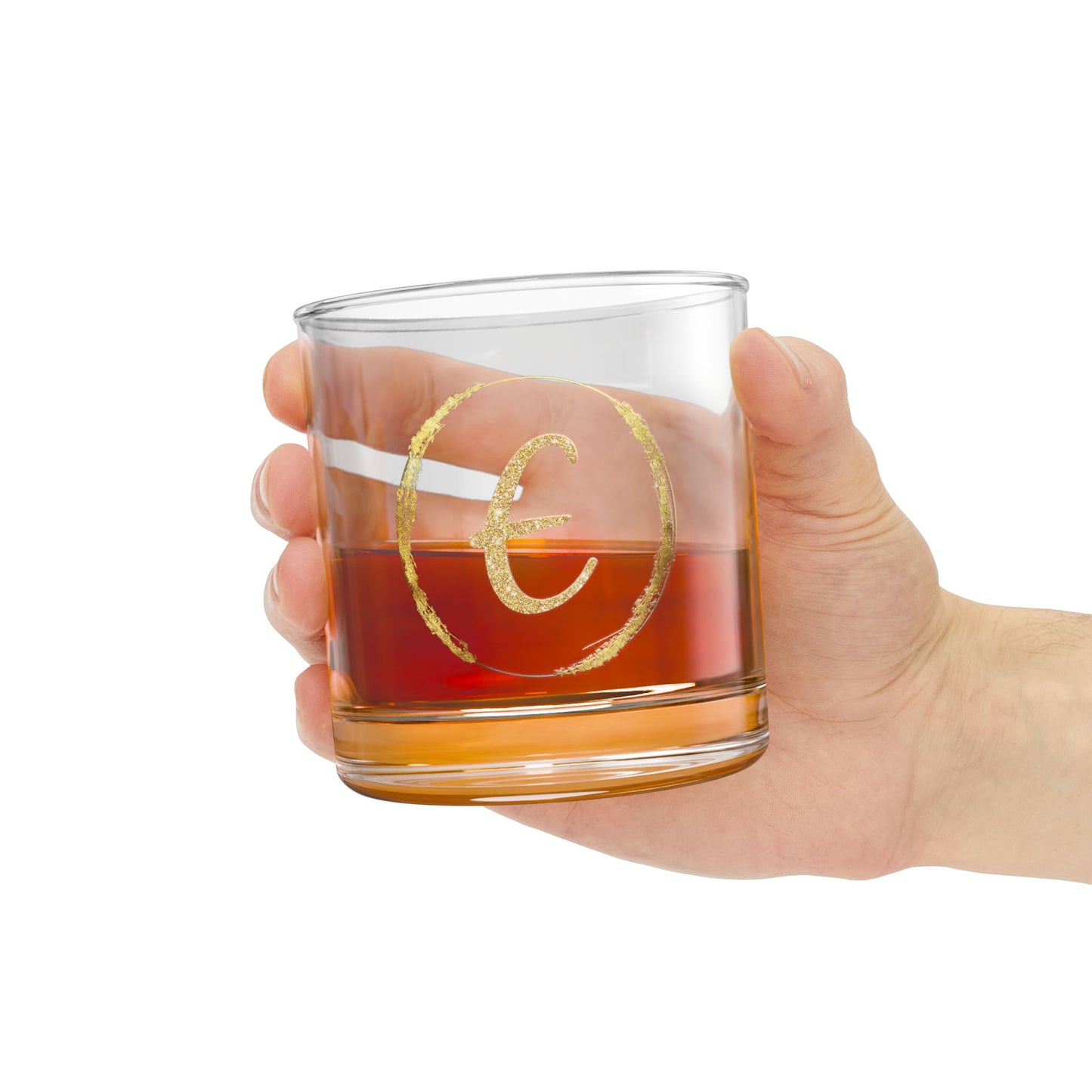 Letter E | 10oz Rocks Glass - Durable, BPA-Free, Made in the USA