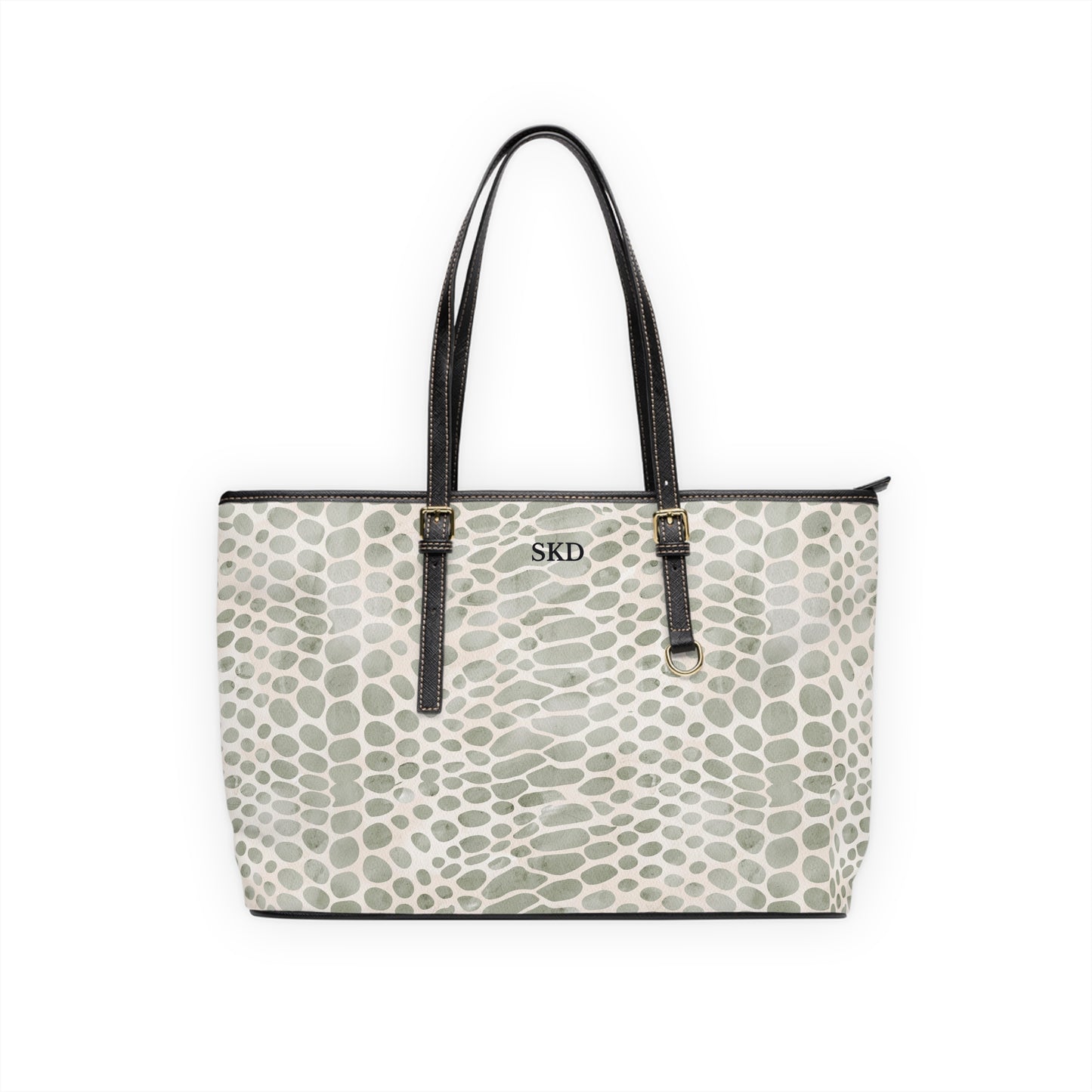 Pale Venom | Soft Taupe Faux Snake Shoulder Bag | Subtle Exotic Edge for Discerning Taste