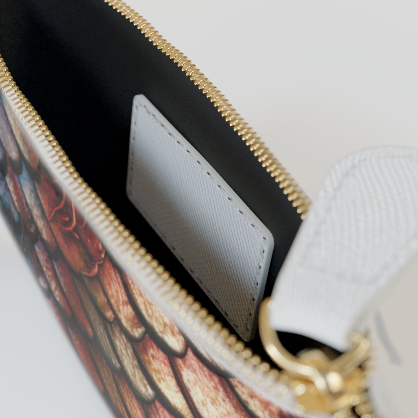 LIMITED EDITION: Enchanting Mystique | Multi-Color Dragon Scale Mini Clutch Bag | Captivating Elegance for Evening Affairs
