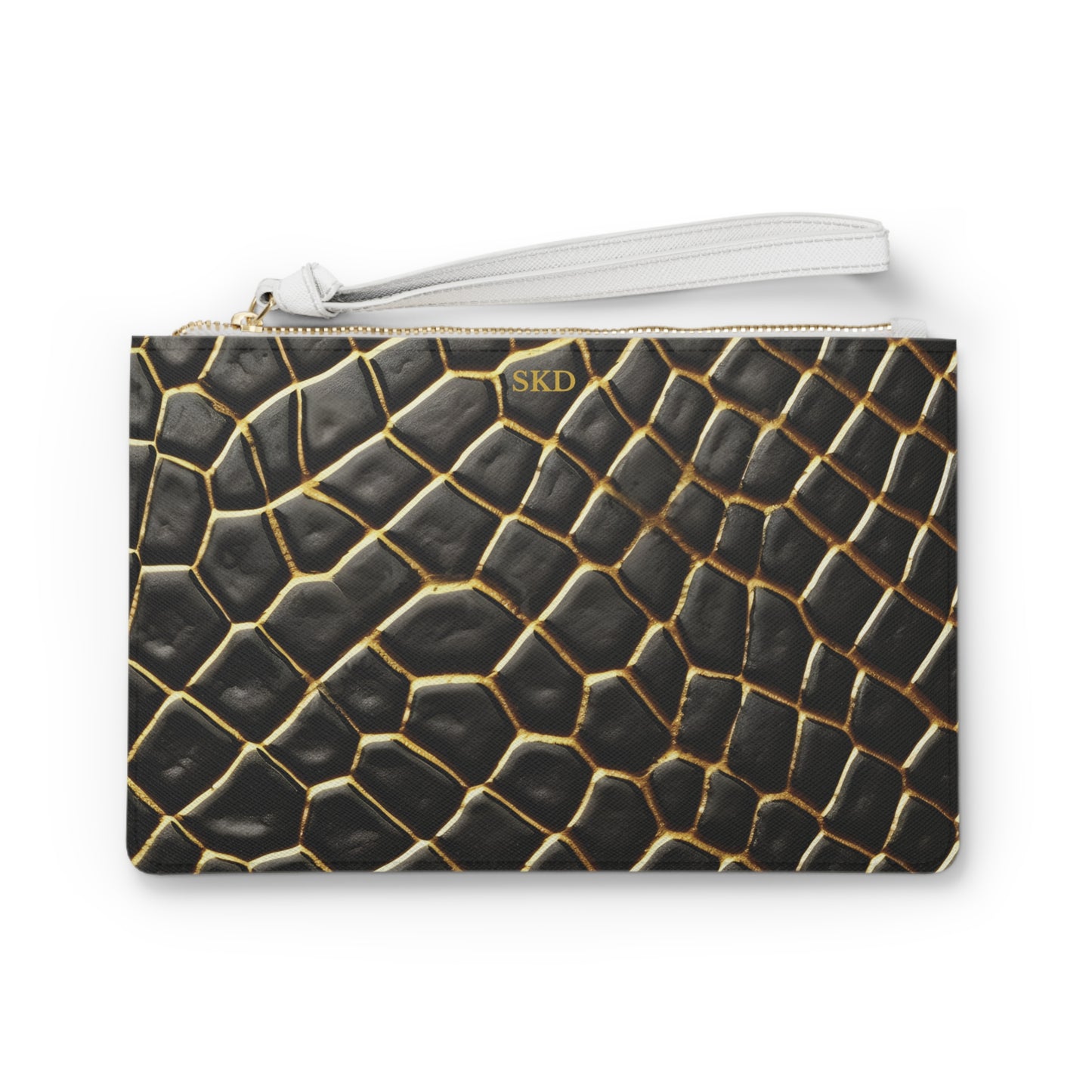LIMITED EDITION: Obsidian Venom | Striking Black & Gold Clutch Bag | Striking Statement Piece for Bold & Elegant Women