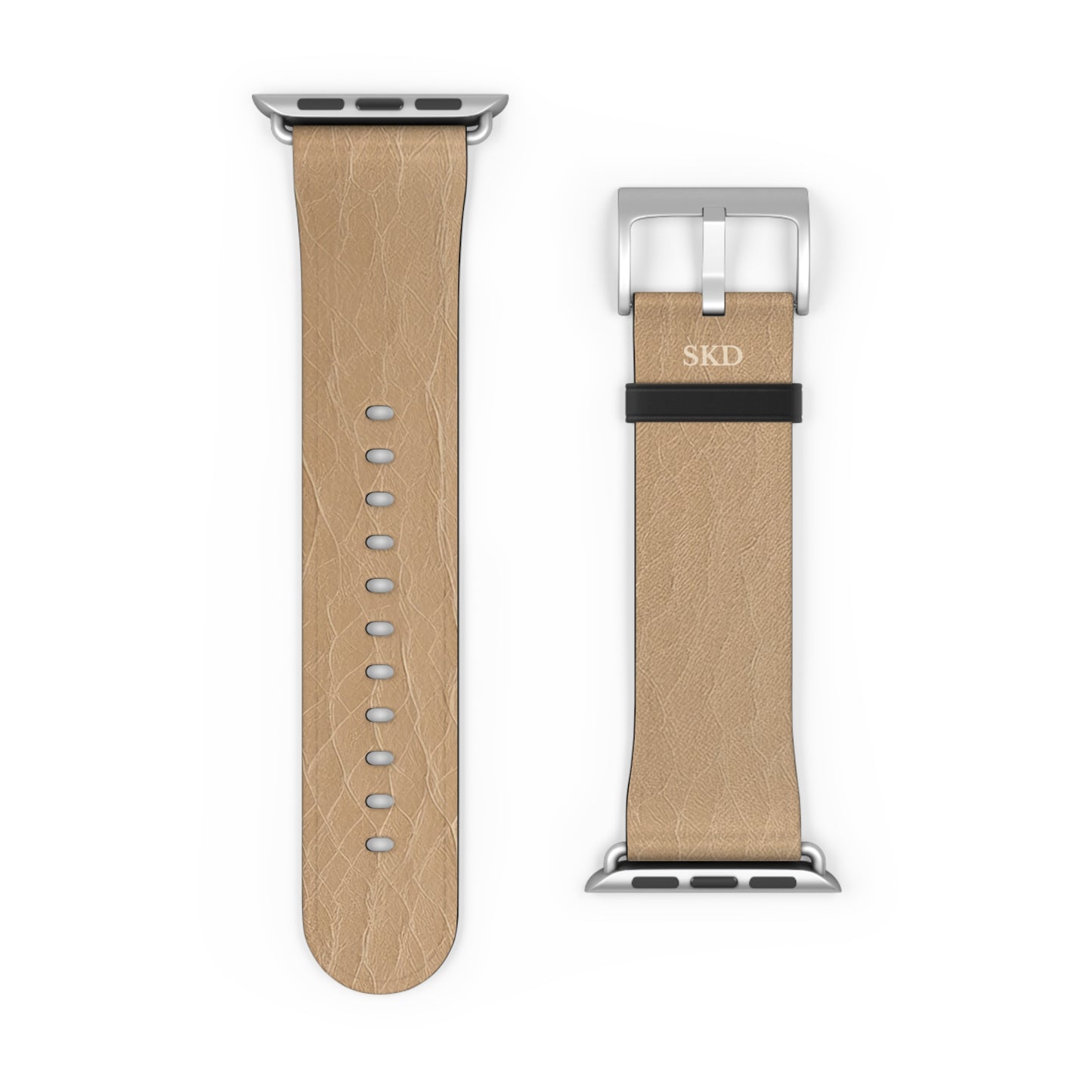 Tawny Reserve | Tan Faux Leather Luxe Apple Watch Strap, RoHS, REACH & Intertek Certified | Where Timeless Style Meets Everyday Utility