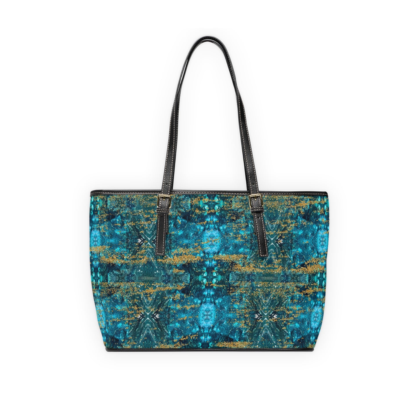 LIMITED EDITION: Celestial Reverie | Chrysocolla & Pyrite Inspired Shoulder Bag | Collector’s Vault Edition of Cleopatra’s Wise Stone”