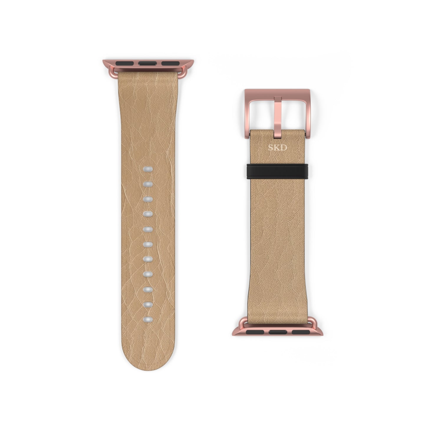 Tawny Reserve | Tan Faux Leather Luxe Apple Watch Strap, RoHS, REACH & Intertek Certified | Where Timeless Style Meets Everyday Utility